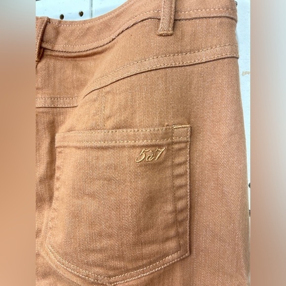 Cinq A Sept Chestnut Brown Wide Legs Jeans - Picture 6 of 6